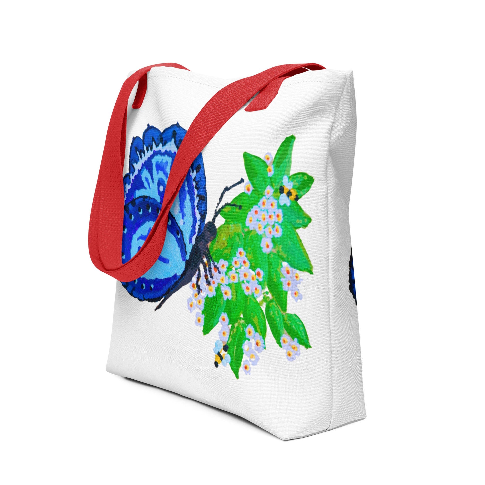 Nature lovers tote bag,beach tote bag,nurse tote bag,farmers market bag,carry all,butterfly lover tote bag,carry all,wildflower tote bag