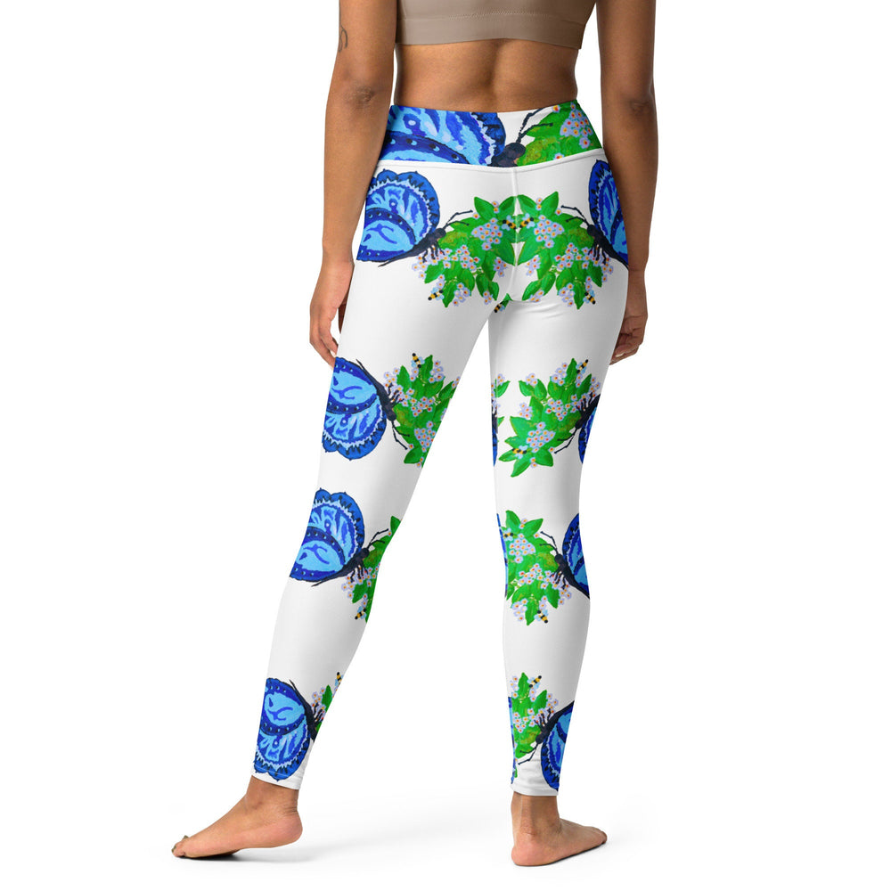 Floral butterfly lovers yoga leggings,fitness leggings,workout pants, gym leggings,spandex leggings,high waist leggings,womens leggings
