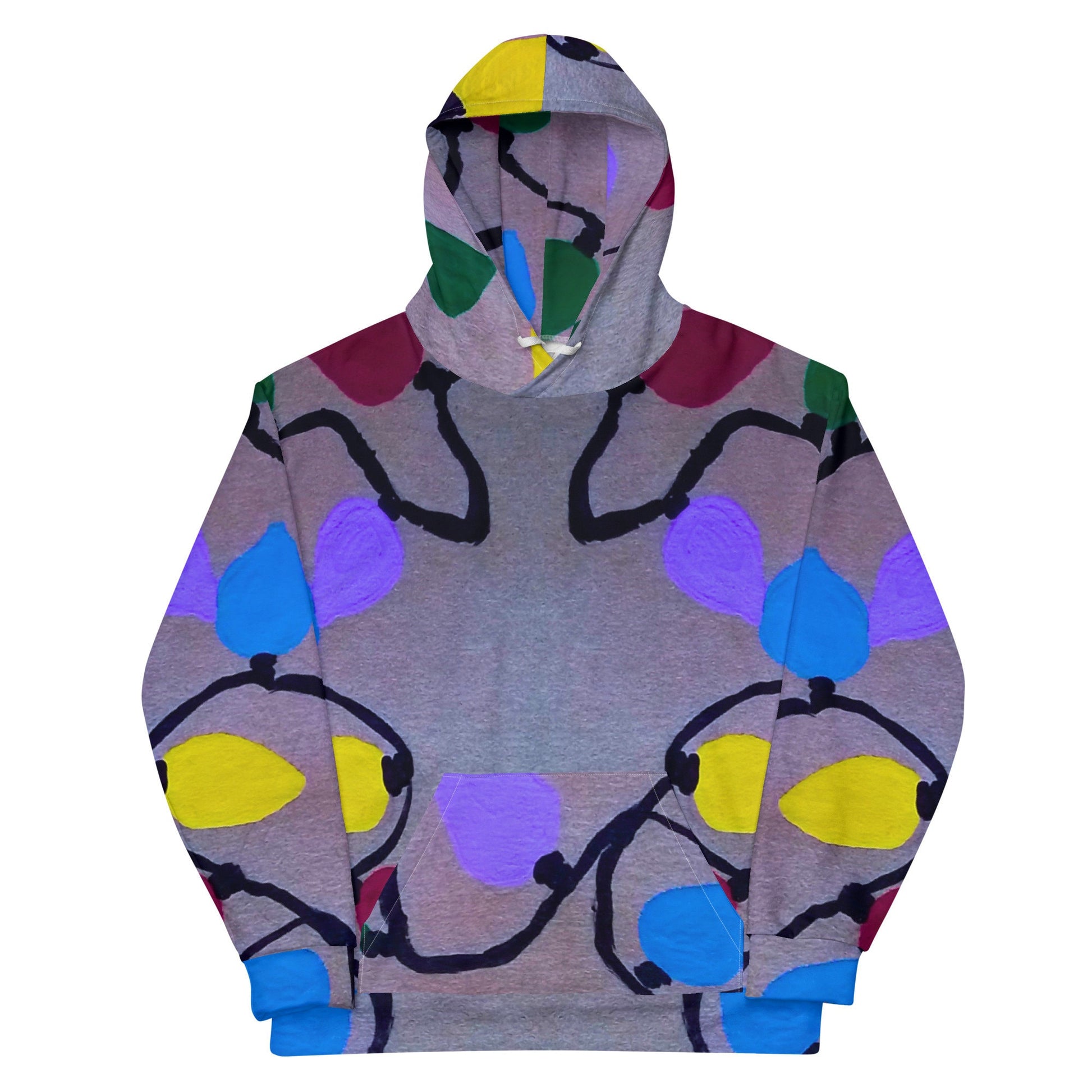 Christmas Lights Unisex Hoodie,festive hoodie,holiday hoodie,fall hoodie,inspirational hoodie,unisex hoodie