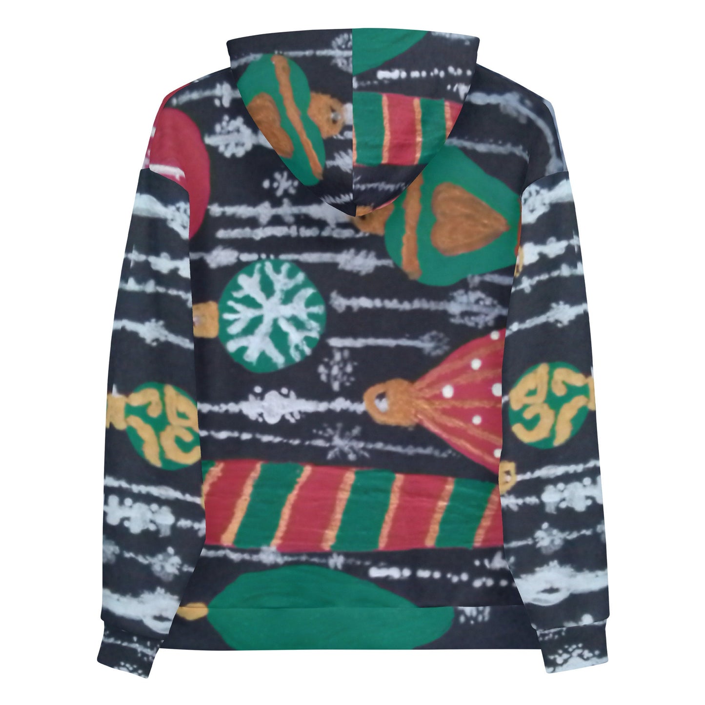 Holiday Ornaments Unisex Hoodie,pullover hoodie,trendy hoodie,fall hoodie,festive hoodie,colorful hoodie