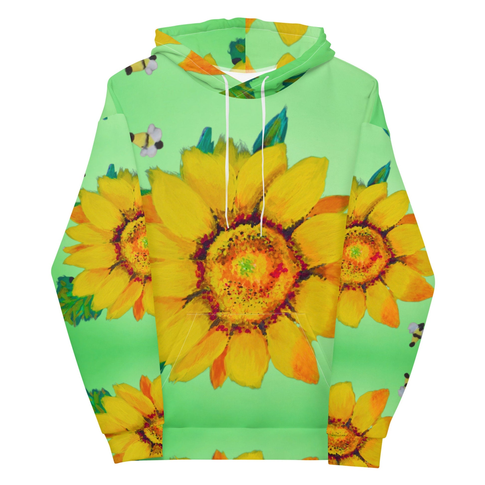 Sunflower Unisex Hoodie,hoodie with pockets,yellow flower hoodie,pullover hoodie,fall hoodie,trendy hoodie,college hoodie,unique hoodie