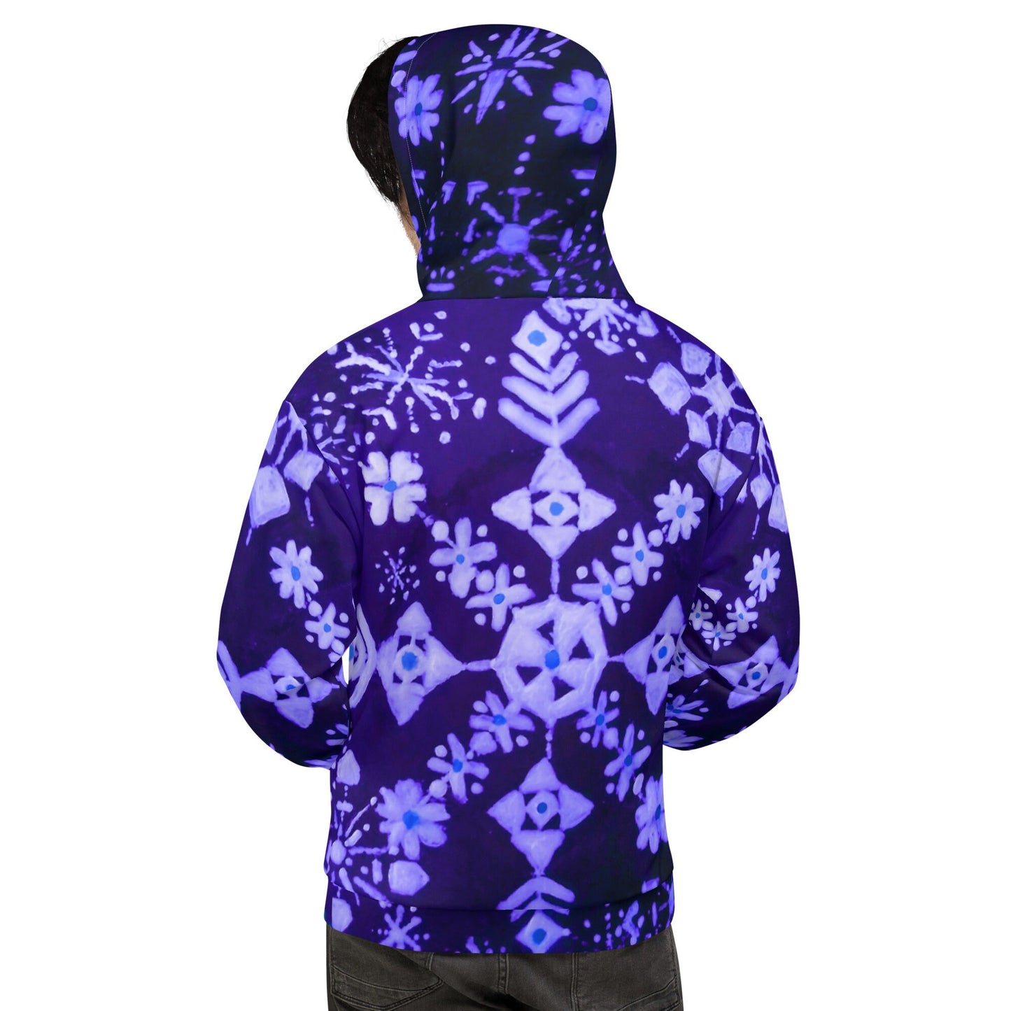 Winter Snowflake Unisex Hoodie,hoodie with pockets,fall hoodie,travel hoodie,plus size hoodie,street wear hoodie