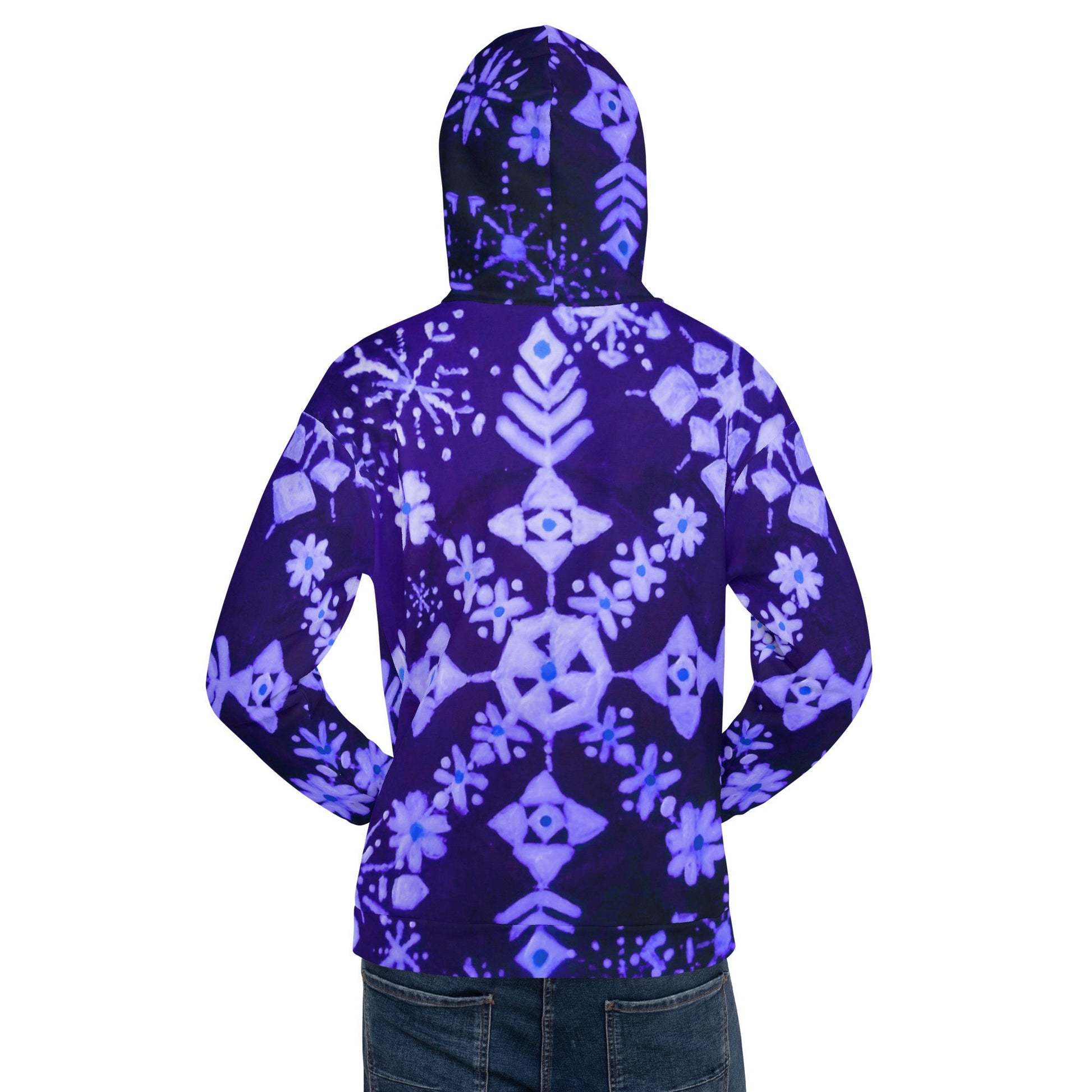 Winter Snowflake Unisex Hoodie,hoodie with pockets,fall hoodie,travel hoodie,plus size hoodie,street wear hoodie