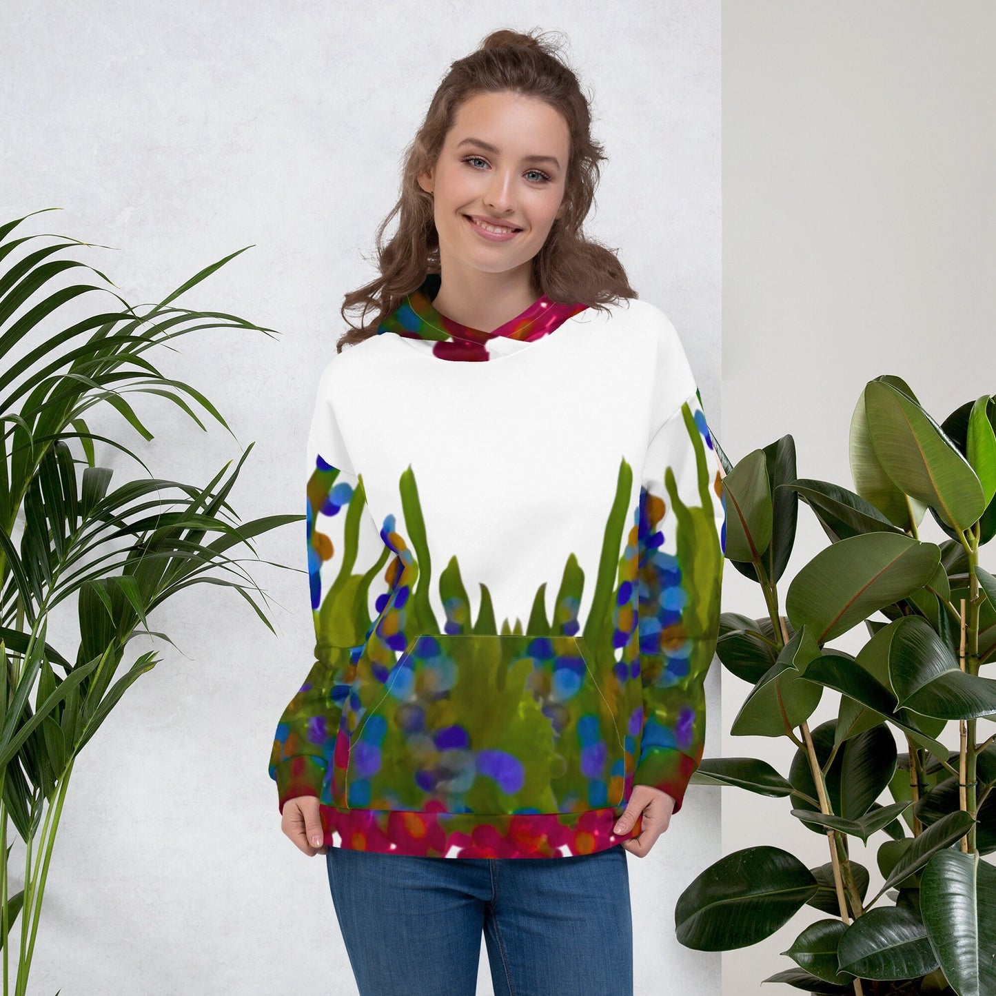Garden Lovers Unisex Hoodie,hoodie with pockets,pullover hoodie,floral hoodie,fall hoodie,trending hoodie,comfy hoodie