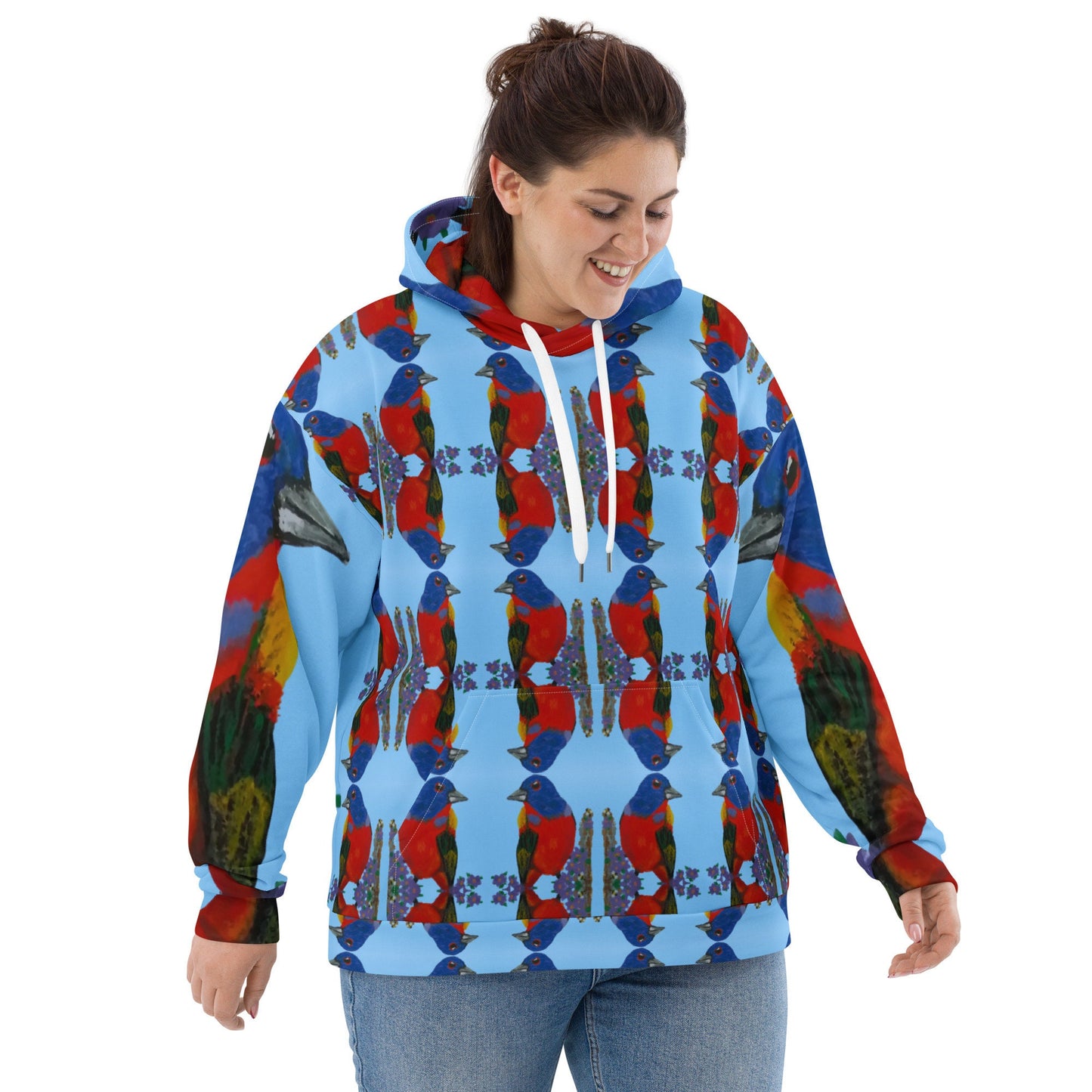 Bird Lovers Unisex Hoodie,hoodie with pockets,pullover hoodie,hippie hoodie,street wear hoodie,college hoodie,colorful hoodie,fun hoodie