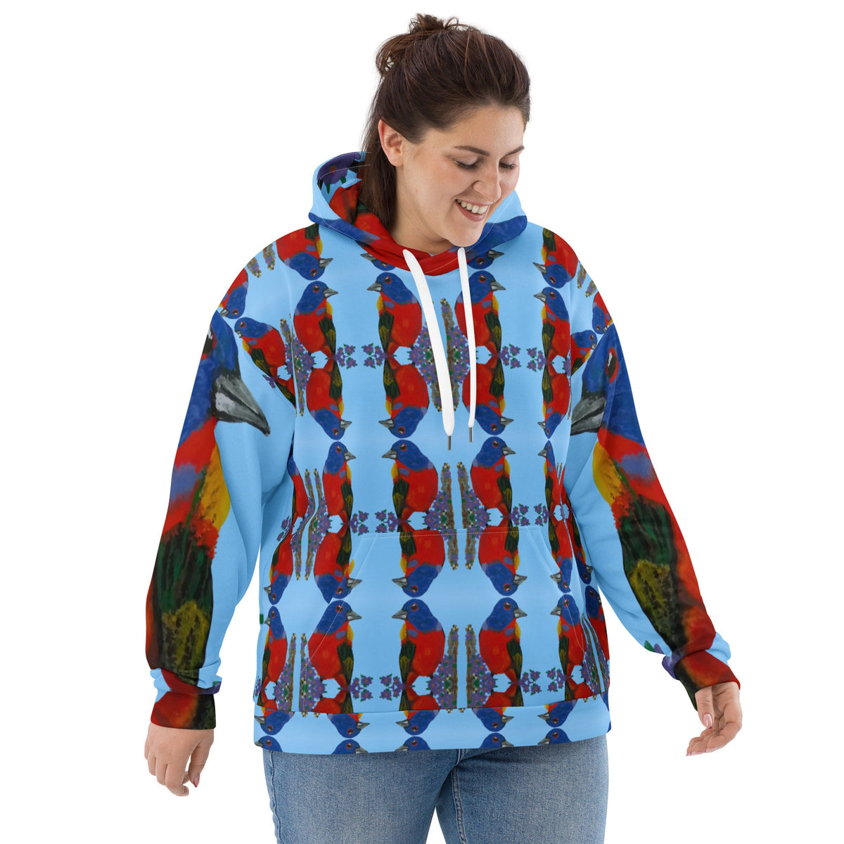 Bird Lovers Unisex Hoodie,hoodie with pockets,pullover hoodie,hippie hoodie,street wear hoodie,college hoodie,colorful hoodie,fun hoodie