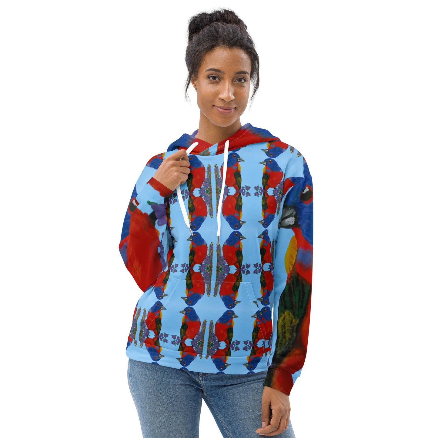 Bird Lovers Unisex Hoodie,hoodie with pockets,pullover hoodie,hippie hoodie,street wear hoodie,college hoodie,colorful hoodie,fun hoodie