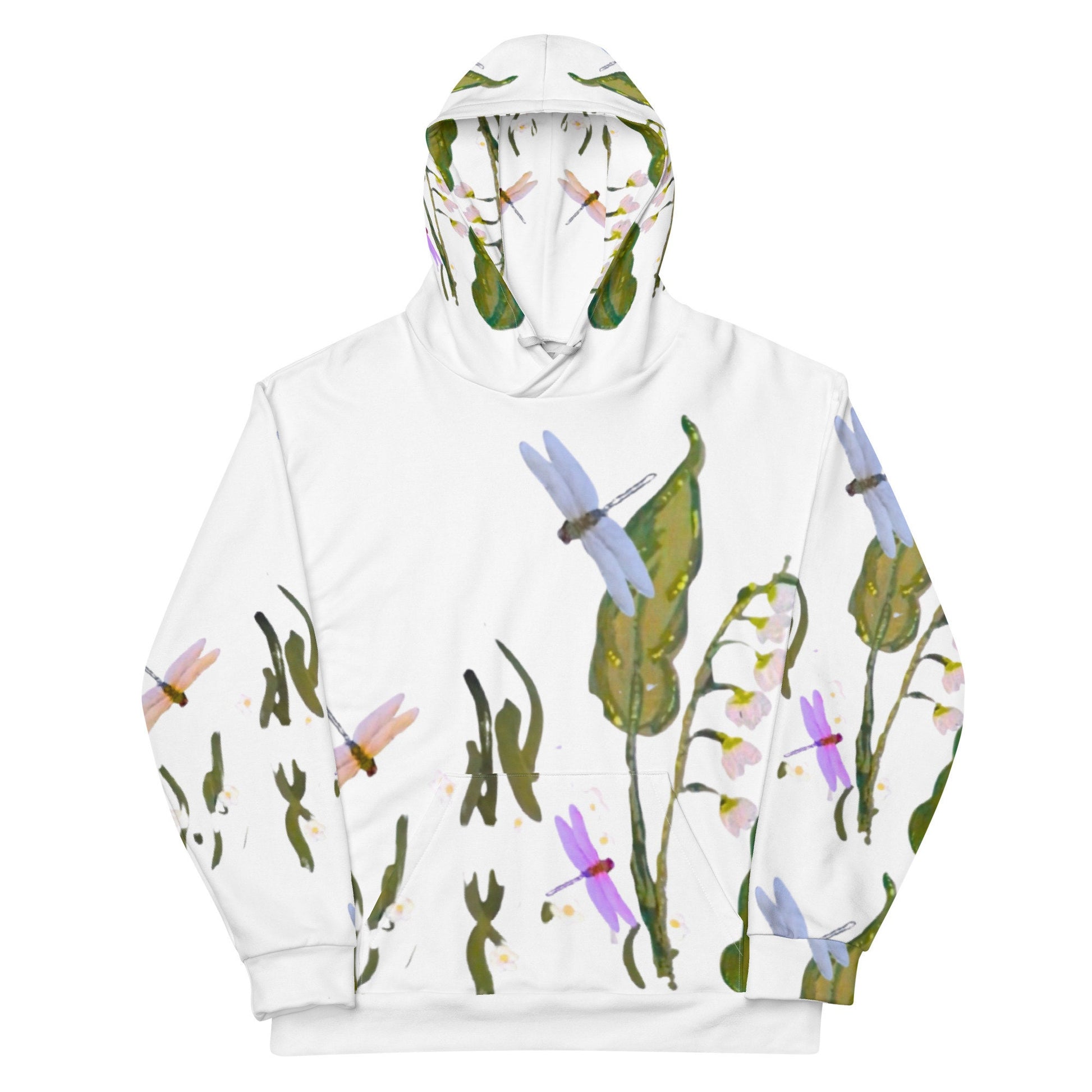 Dragonfly Unisex Hoodie,pullover hoodie,trendy hoodie,fall hoodie,dragonfly lovers gift,nature lovers gift,colorful hoodie