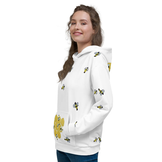 Bee Lovers Unisex Hoodie,hoodie with pockets,nature lovers gift,pullover hoodie,fall hoodie,beach hoodie,bee hoodie