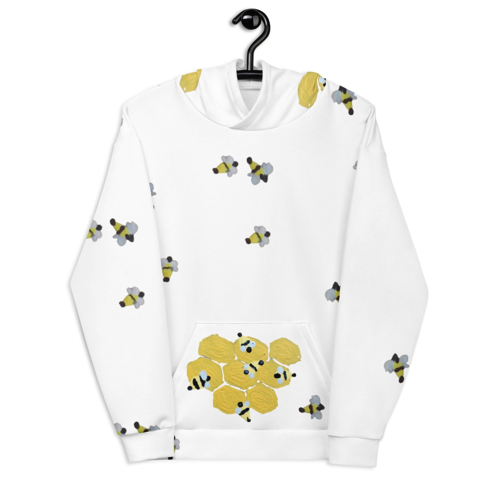 Bee Lovers Unisex Hoodie,hoodie with pockets,nature lovers gift,pullover hoodie,fall hoodie,beach hoodie,bee hoodie