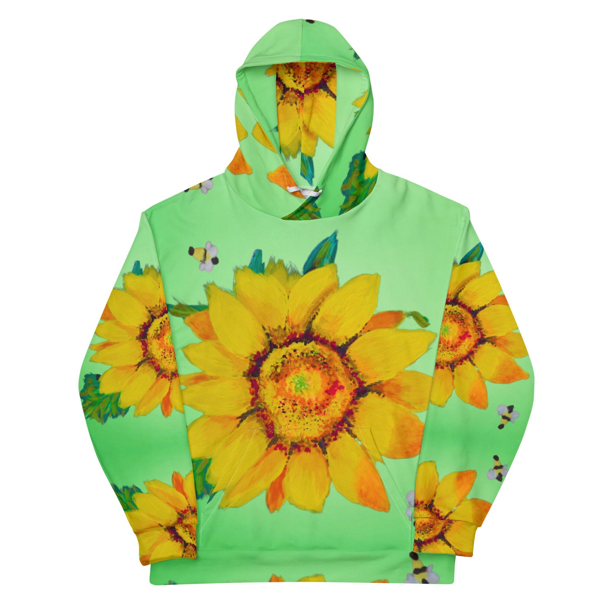 Sunflower Unisex Hoodie,hoodie with pockets,yellow flower hoodie,pullover hoodie,fall hoodie,trendy hoodie,college hoodie,unique hoodie