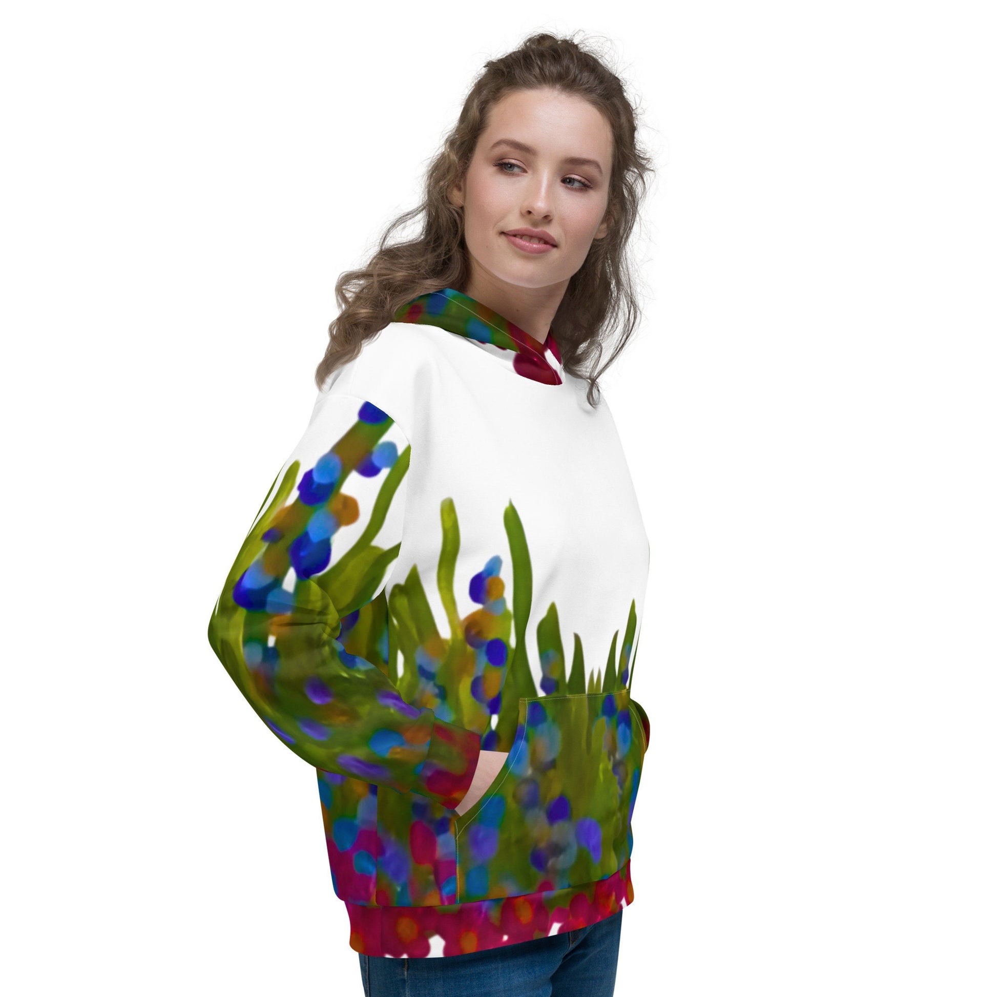 Garden Lovers Unisex Hoodie,hoodie with pockets,pullover hoodie,floral hoodie,fall hoodie,trending hoodie,comfy hoodie