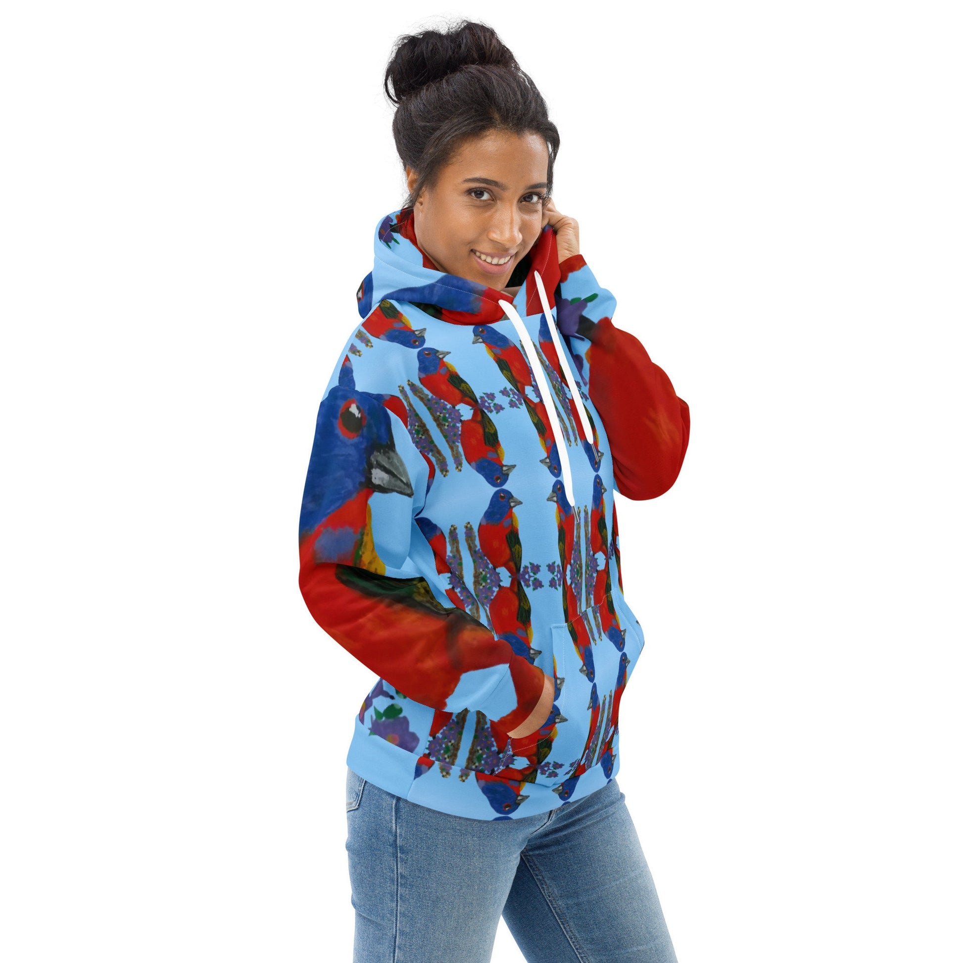 Bird Lovers Unisex Hoodie,hoodie with pockets,pullover hoodie,hippie hoodie,street wear hoodie,college hoodie,colorful hoodie,fun hoodie