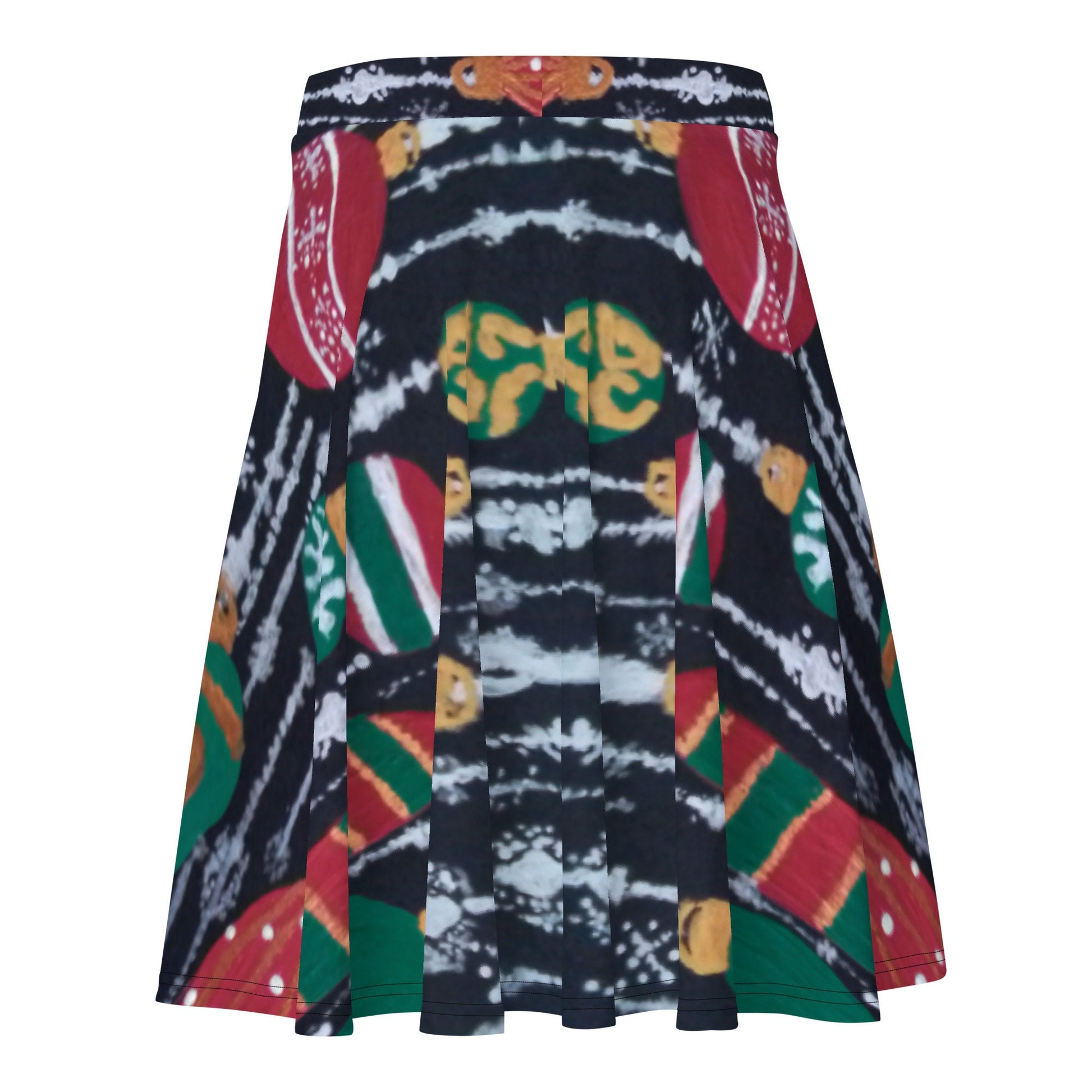 Holiday Skater Skirt,elastic waist skirt,plus size skirt,colorful skirt,cute skirt,christmas skirt,flared skirt
