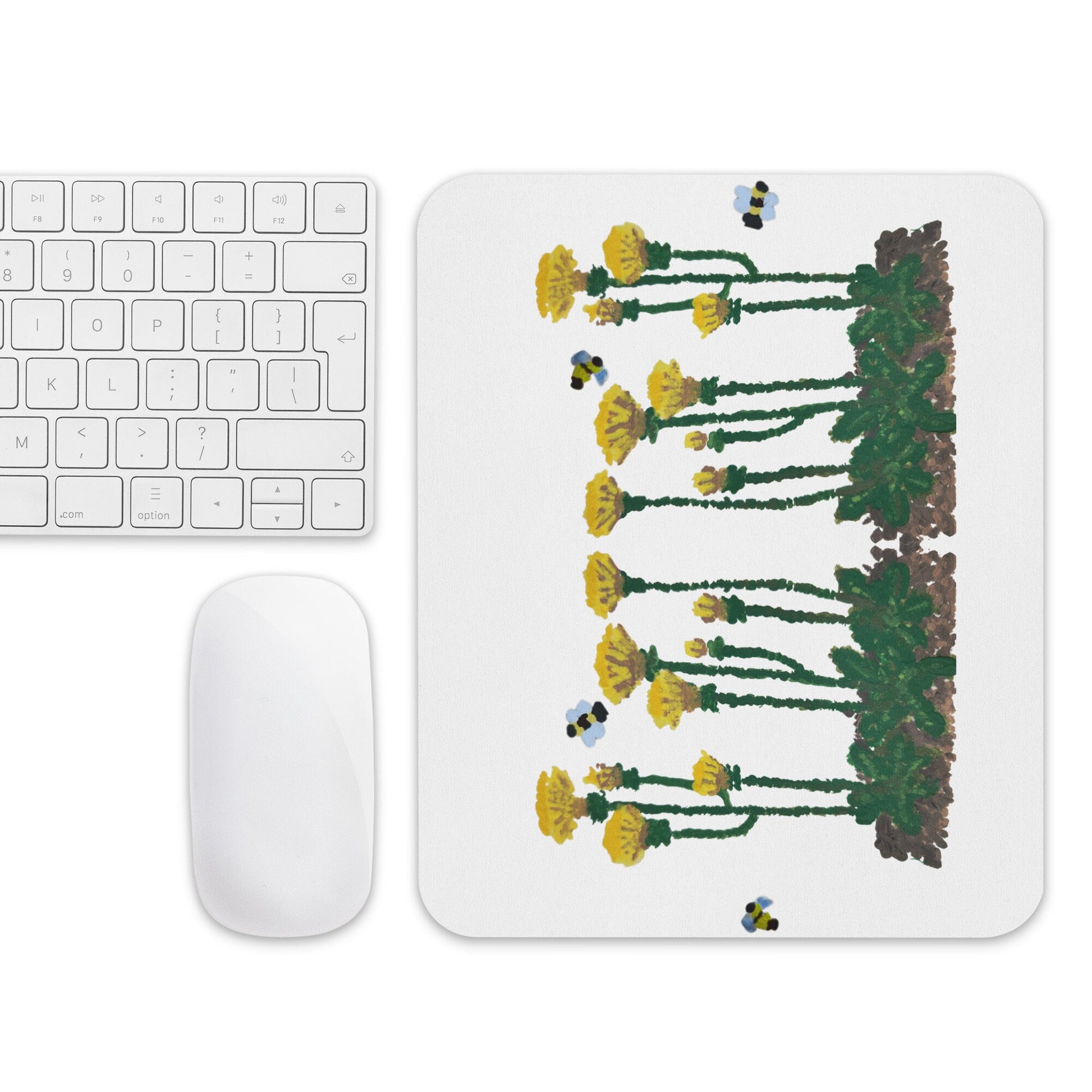 Dandelion Mousepad,aesthetic mousepad,gifts for nerds,plant mousepad,desk decor,floral mousepad,housewarming gift