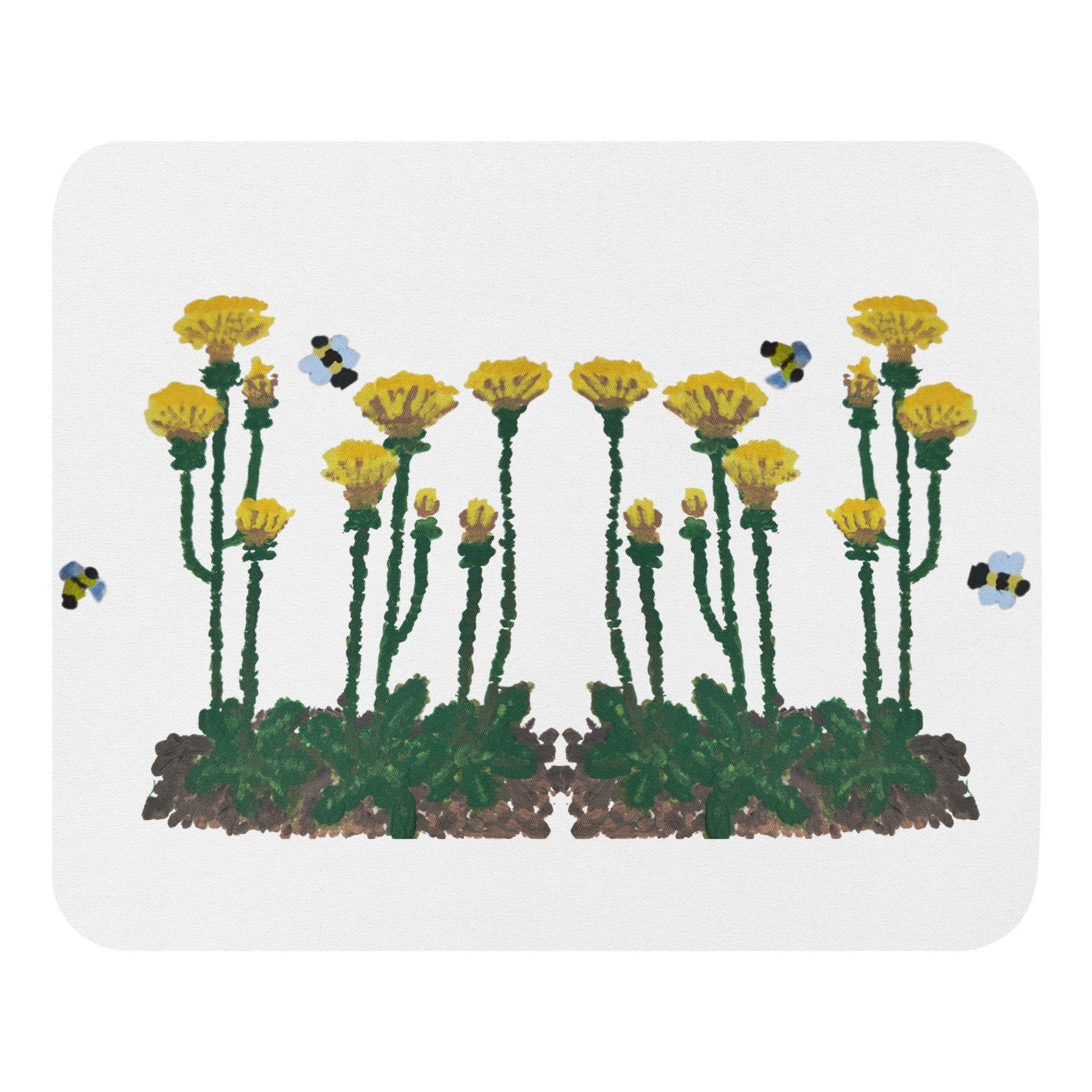 Dandelion Mousepad,aesthetic mousepad,gifts for nerds,plant mousepad,desk decor,floral mousepad,housewarming gift