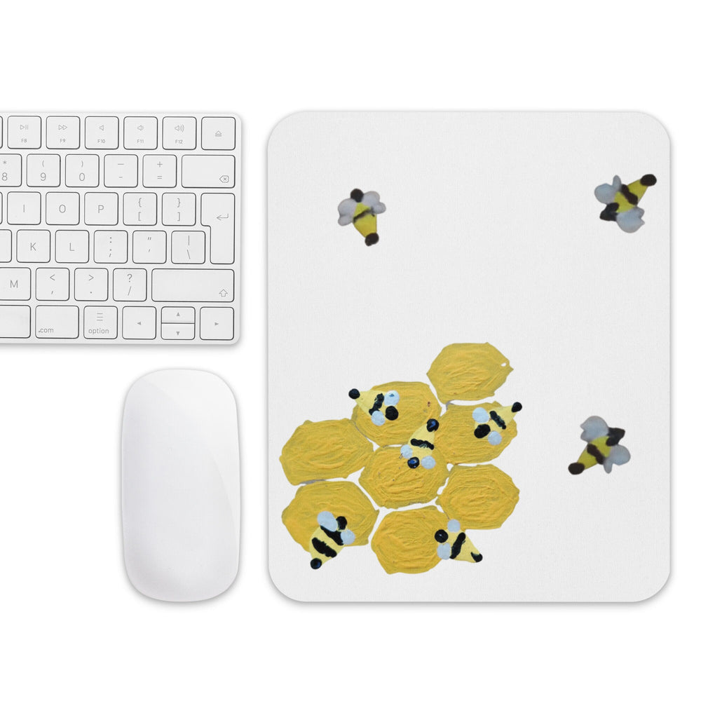 Bee Lovers Mousepad,gaming mousepad,work from home,desk accessaries,girly mouse pad,aesthetic mousepad,unique mousepad