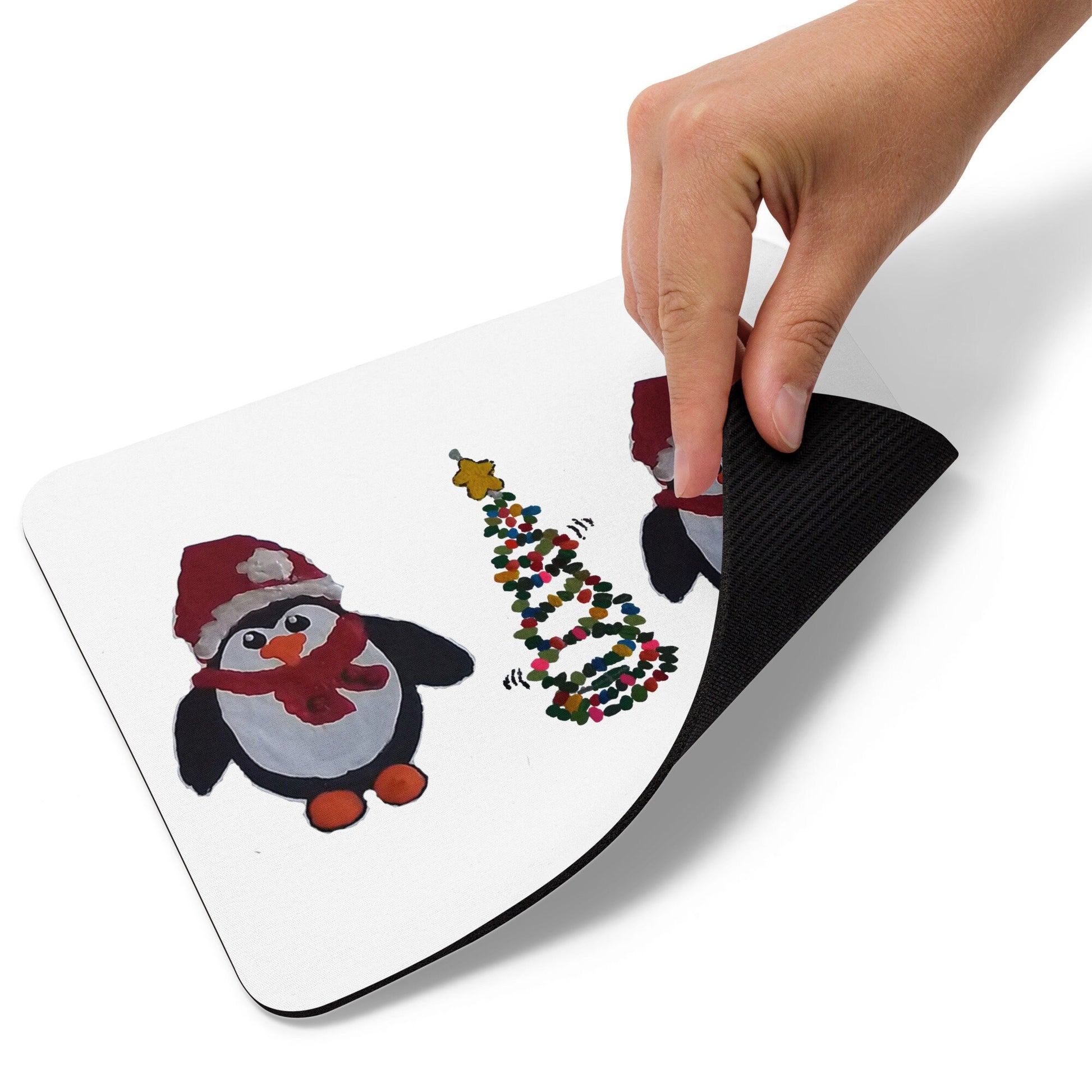 Penguin Holiday Mousepad,aesthetic mousepad,christmas mousepads,work from home,desk accessories,home decor,unique mousepad