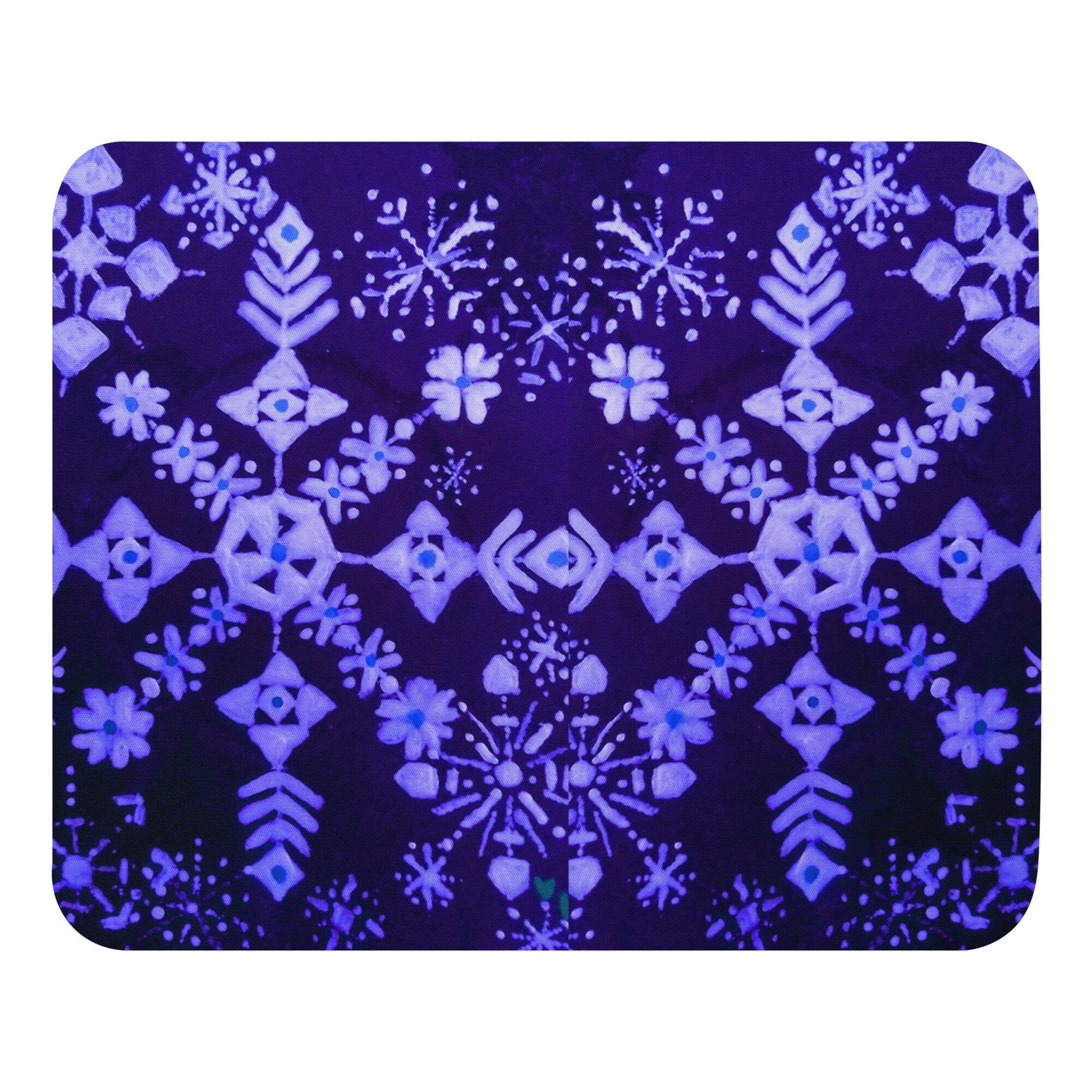 Snowflake Mousepad,aesthetic mousepad,holiday mousepad,gifts for nerds,gift under 20,unique mousepad,desk decor