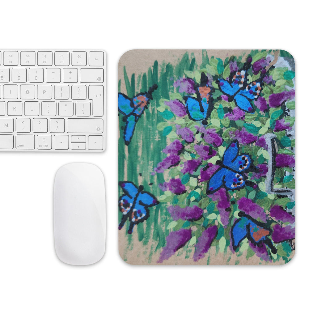 Butterfly Garden Floral Mousepad,butterfly lovers gift,gift under 20,gifts for nerds,nature lovers gift,desk accessories,work from home