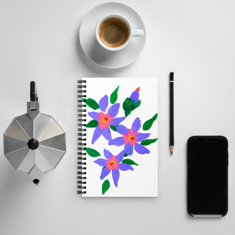 Floral Watercolor Spiral Notebook,dot journal,art journal,dream journal,fall junk journal,composition notebook,gardening journal